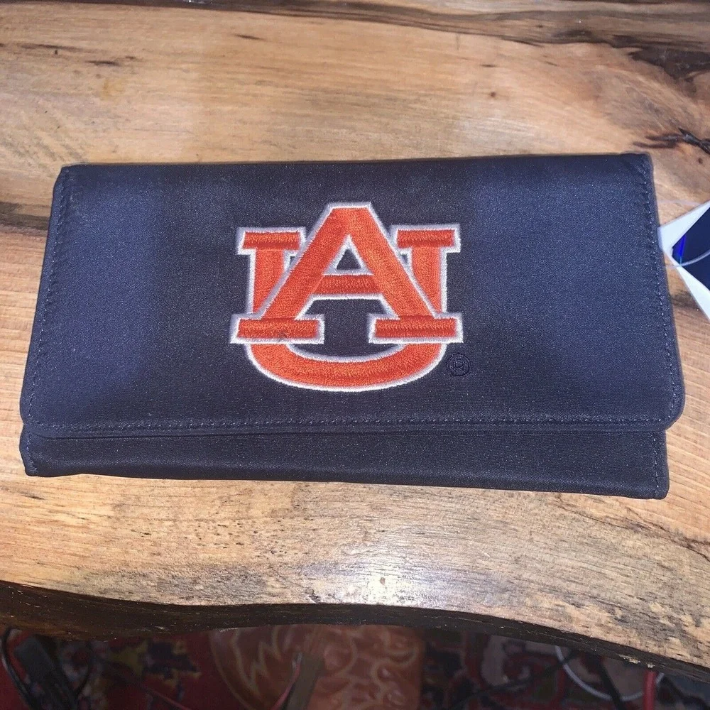 Auburn Tigers Sandol Nwt Wallet‎ Embroidered Ladies Check